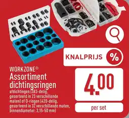 ALDI Workzone assortiment dichtingsringen aanbieding