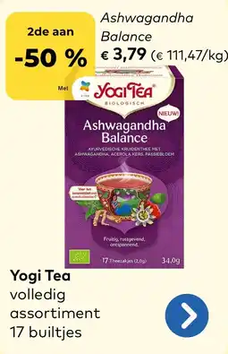 Bio Planet Yogi Tea Ashwagandha Balance aanbieding