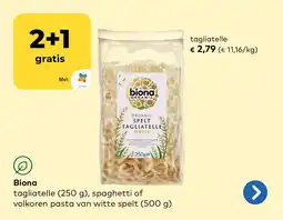 Bio Planet Biona tagliatelle aanbieding