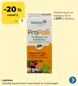 Bio Planet Ladrôme ProPolis mond en keelspray aanbieding