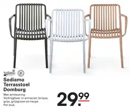 Sligro Sediamo Terrasstoel Domburg aanbieding