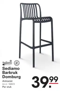 Sligro Sediamo Barkruk Domburg aanbieding