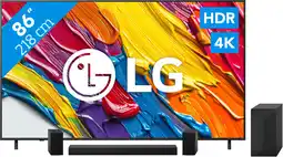 Coolblue LG 86 QNED82 4K (2025) + LG DS60TR aanbieding
