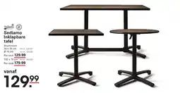 Sligro Sediamo Inklapbare tafel aanbieding