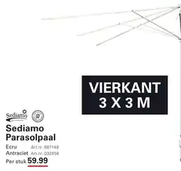 Sligro Sediamo Parasolpaal aanbieding