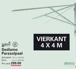 Sligro Sediamo Parasolpaal aanbieding