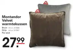 Sligro Montandor Velvet warmtekussen aanbieding
