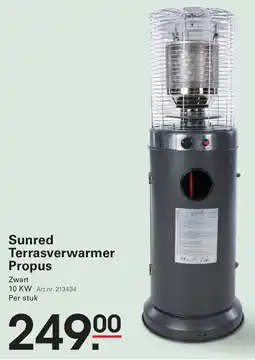 Sligro Sunred Terrasverwarmer Propus aanbieding