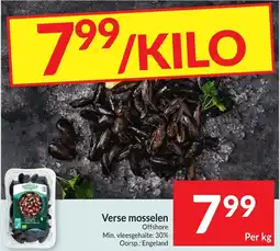 Intermarché Verse mosselen aanbieding