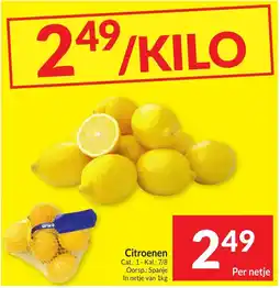 Intermarché Citroenen aanbieding