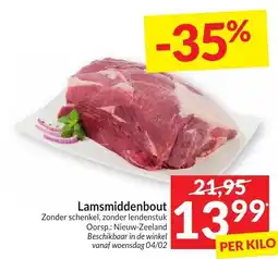 Intermarché Lamsmiddenbout aanbieding