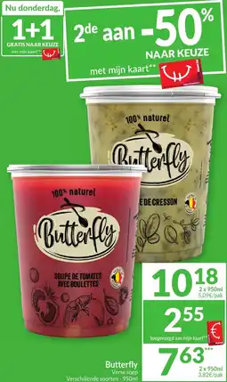 Intermarché Butterfly Verse soep aanbieding