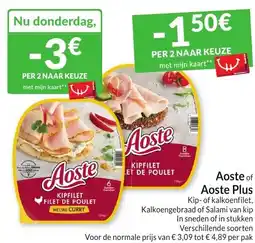 Intermarché Aoste of Aoste Plus aanbieding
