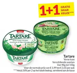 Intermarché Tartare Verse kaas aanbieding