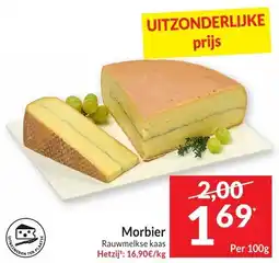 Intermarché Morbier Rauwmelkse kaas aanbieding