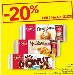 Intermarché Lotus Gebakjes aanbieding