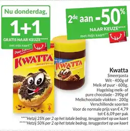 Intermarché Kwatta Smeerpasta aanbieding