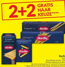 Intermarché Barilla pasta aanbieding