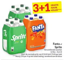 Intermarché Fanta of Sprite aanbieding