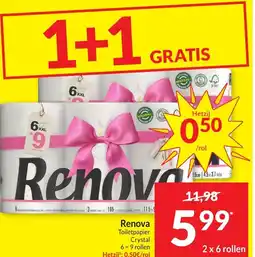 Intermarché Renova Toiletpapier Crystal aanbieding