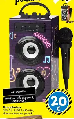 TEDi Karaokebox aanbieding