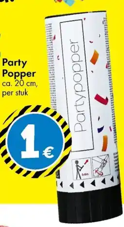 TEDi Partypopper aanbieding