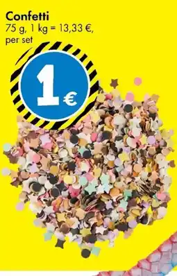 TEDi Confetti aanbieding