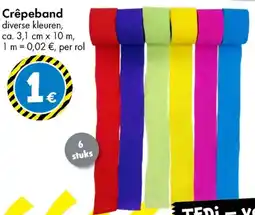 TEDi Crêpeband aanbieding