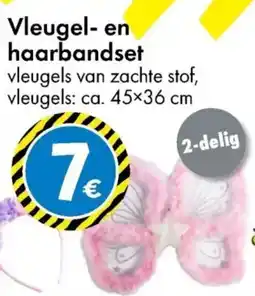 TEDi Vleugel- en haarbandset aanbieding