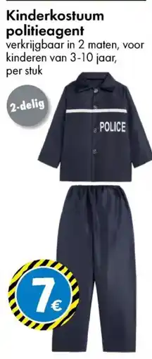 TEDi Kinderkostuum politieagent aanbieding