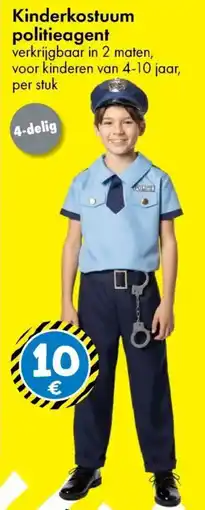 TEDi Kinderkostuum politieagent aanbieding