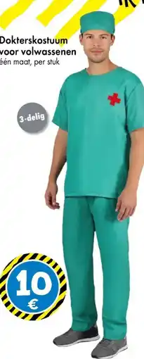 TEDi Dokterskostuum voor volwassenen aanbieding