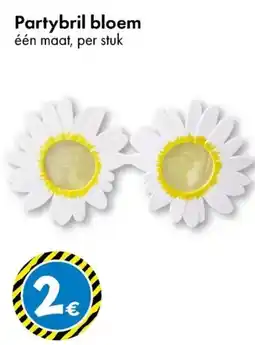 TEDi Partybril bloem aanbieding