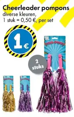 TEDi Cheerleader pompons aanbieding