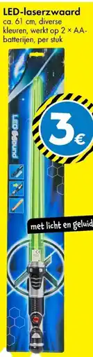 TEDi LED-laserzwaard aanbieding