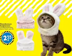 TEDi Dierenkostuum konijnenoren aanbieding