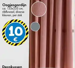 TEDi Oogjesgordijn aanbieding