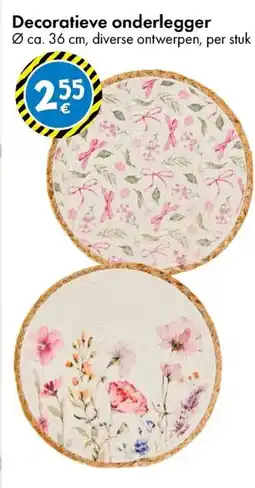 TEDi Decoratieve onderlegger aanbieding