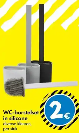TEDi WC-borstelset in silicone aanbieding