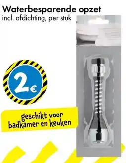 TEDi Waterbesparende opzet aanbieding