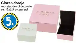 TEDi Glazen doosje aanbieding