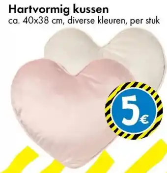 Hartvormig kussen