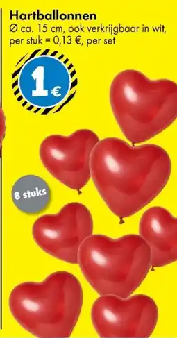 TEDi Hartballonnen aanbieding