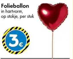 TEDi Folieballon in hartvorm aanbieding