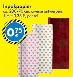 TEDi Inpakpapier aanbieding