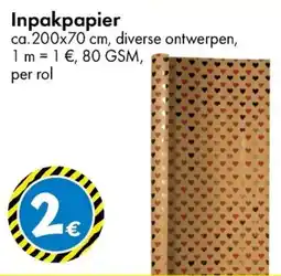 TEDi Inpakpapier aanbieding