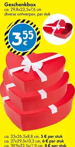 TEDi Geschenkbox aanbieding