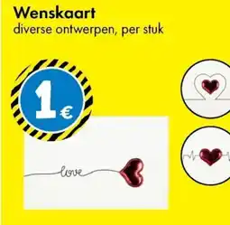 TEDi Wenskaart aanbieding