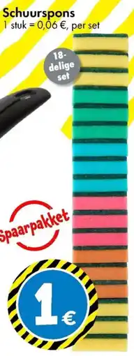 TEDi Schuurspons aanbieding