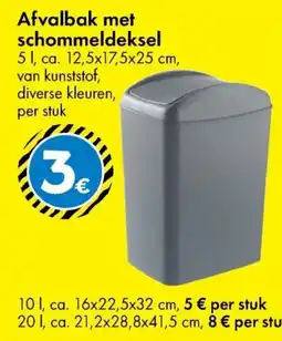 TEDi Afvalbak met schommeldeksel aanbieding